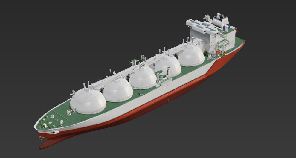 LNG运输船 3D模型预览