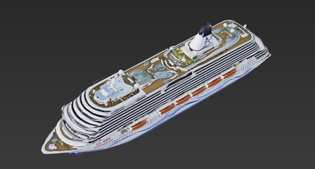 邮轮 3D模型预览