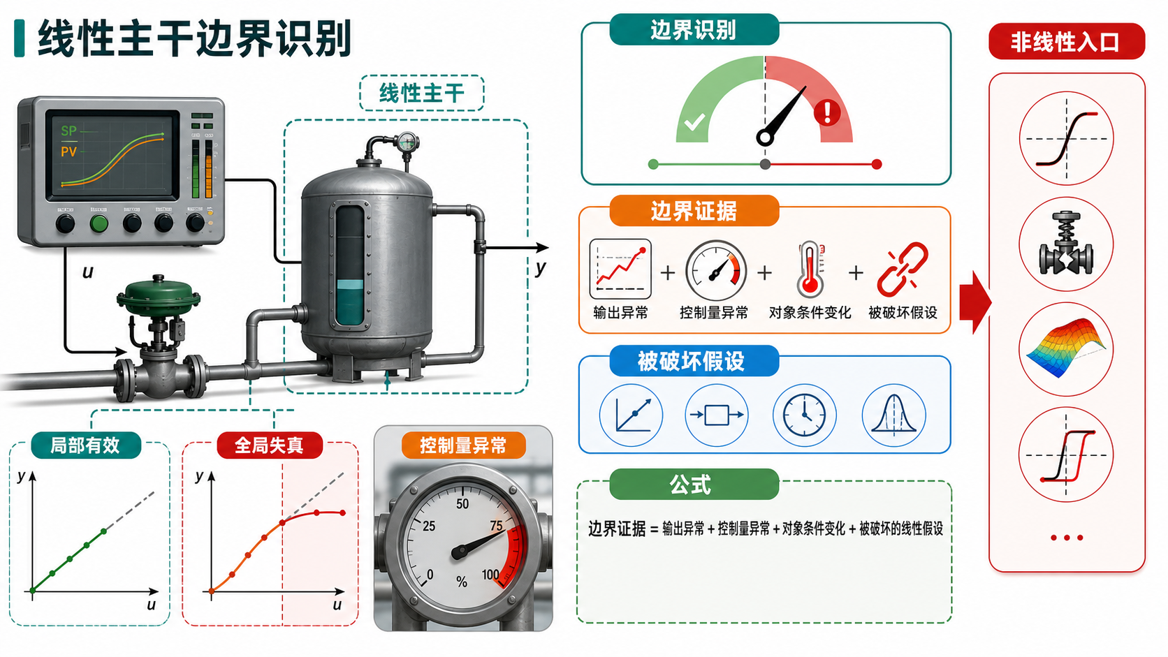 线性主干边界识别 信息图