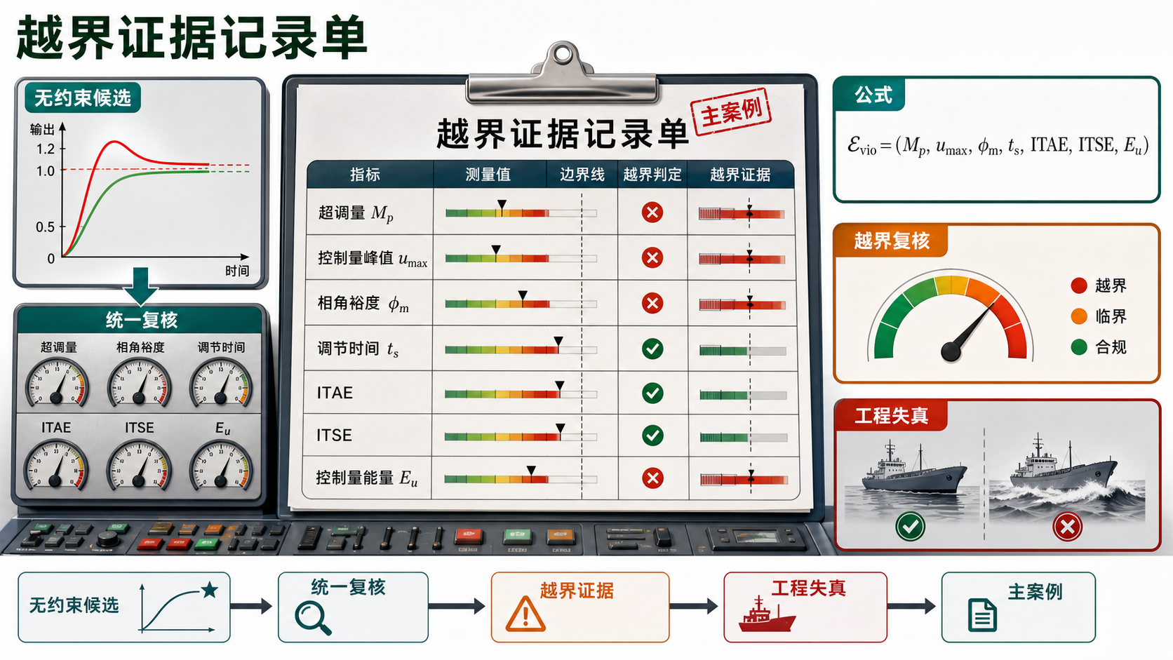 越界证据记录单 信息图
