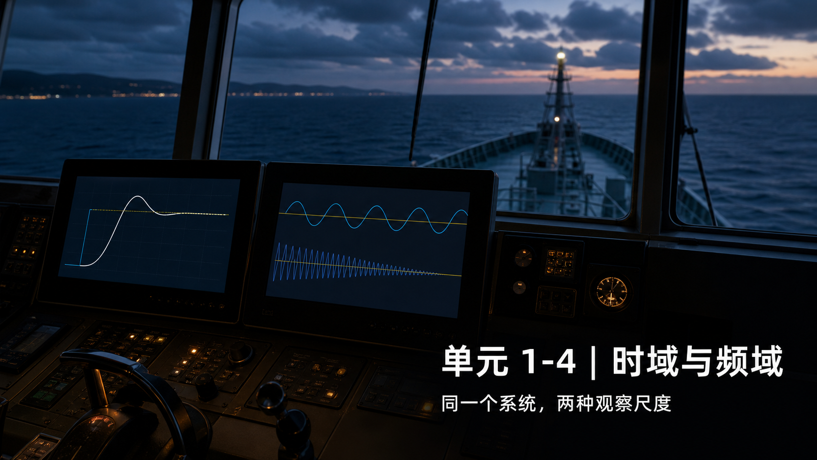 船舶航向控制场景